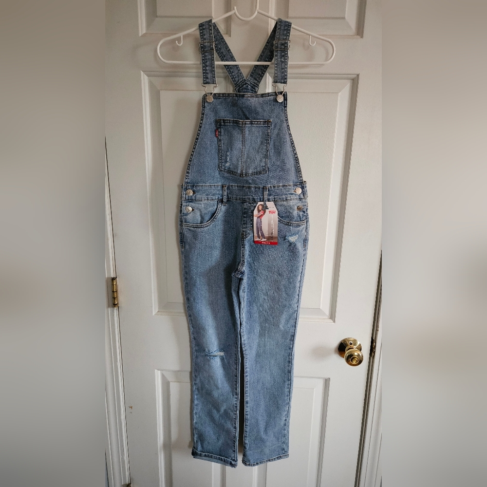 NWT Levi's Girlfriend Overall size 12 reg